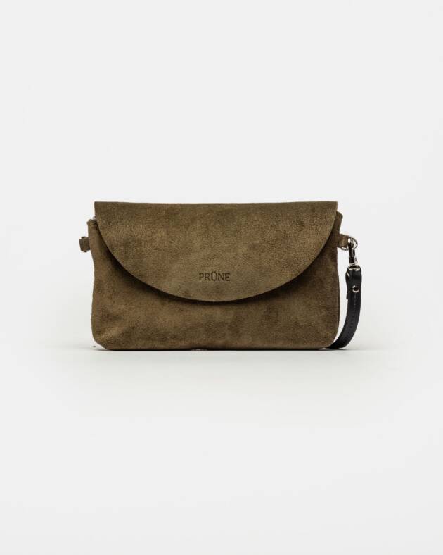 PRÜNE MINI BAG VIENA EN CUERO GAMUZA