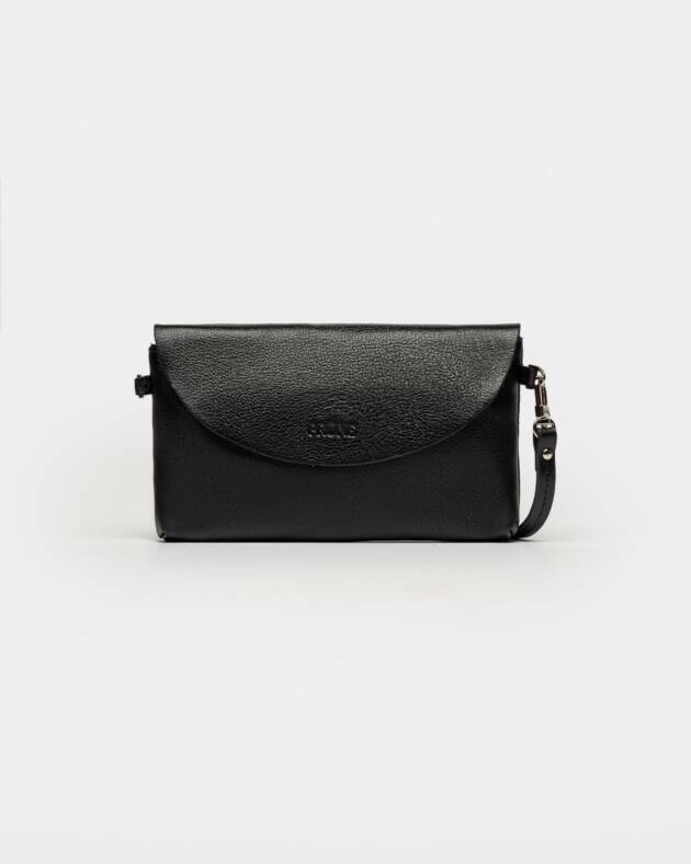 PRÜNE MINI BAG VIENA EN CUERO LISO SATINADO