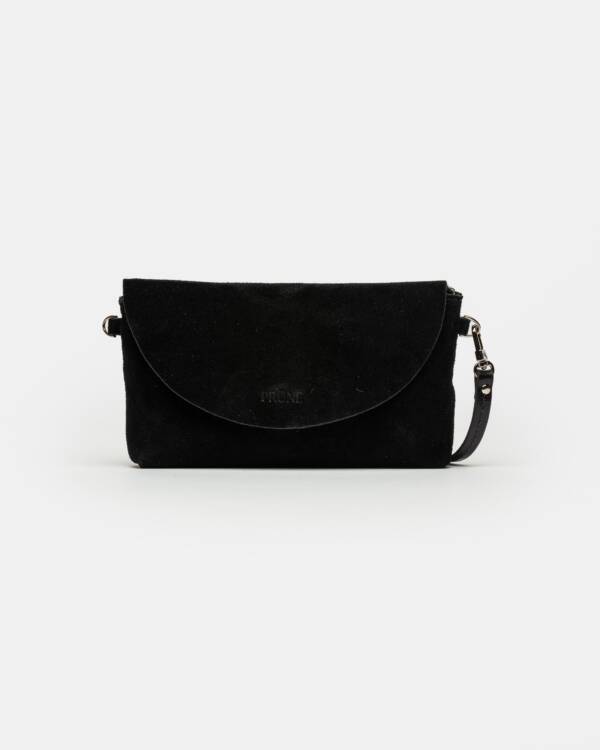 PRÜNE MINI BAG VIENA EN CUERO GAMUZA