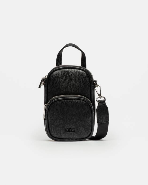 PRÜNE PORTA CELULAR BABY DONNA EN EFECTO CUERO GRANEADO