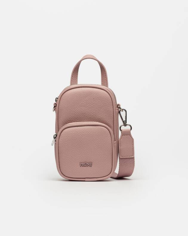 PRÜNE PORTA CELULAR BABY DONNA EN EFECTO CUERO GRANEADO