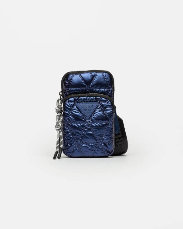 PRÜNE PORTA CELULAR MOTION EN NYLON MATELASEADO