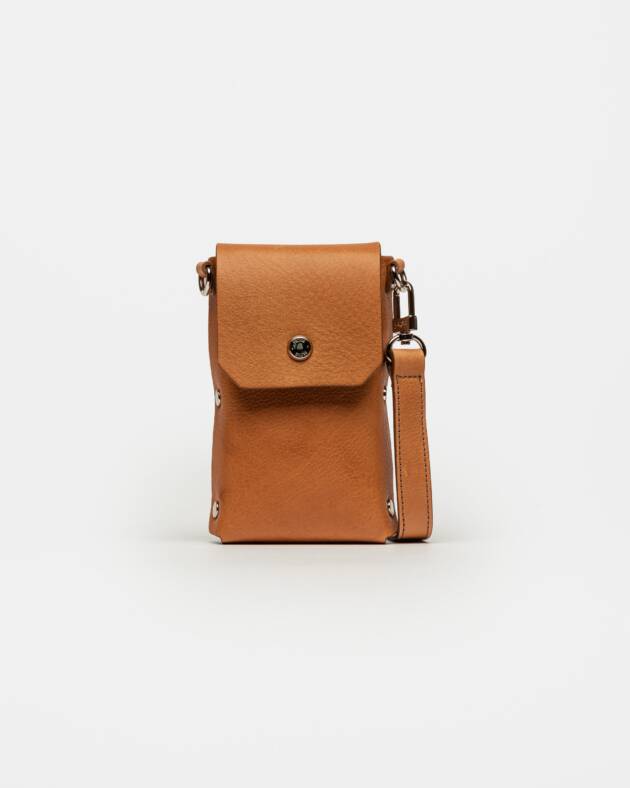 PRÜNE PORTA CELULAR MALDIVA EN CUERO VEGETAL GRANEADO