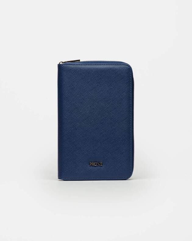 PRÜNE PORTA PASAPORTE TRAVEL EN EFECTO CUERO SAFFIANO