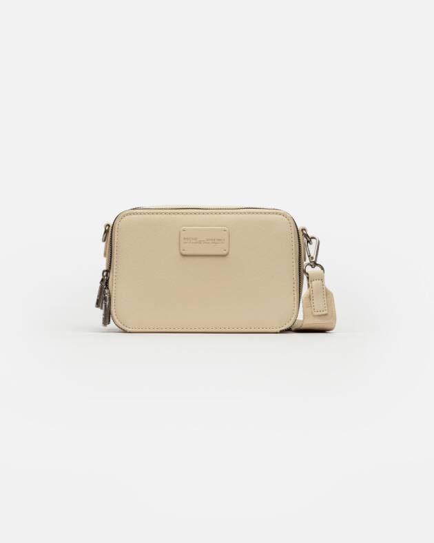 PRÜNE BANDOLERA NEW PENNY EN EFECTO CUERO ZAFFIANO