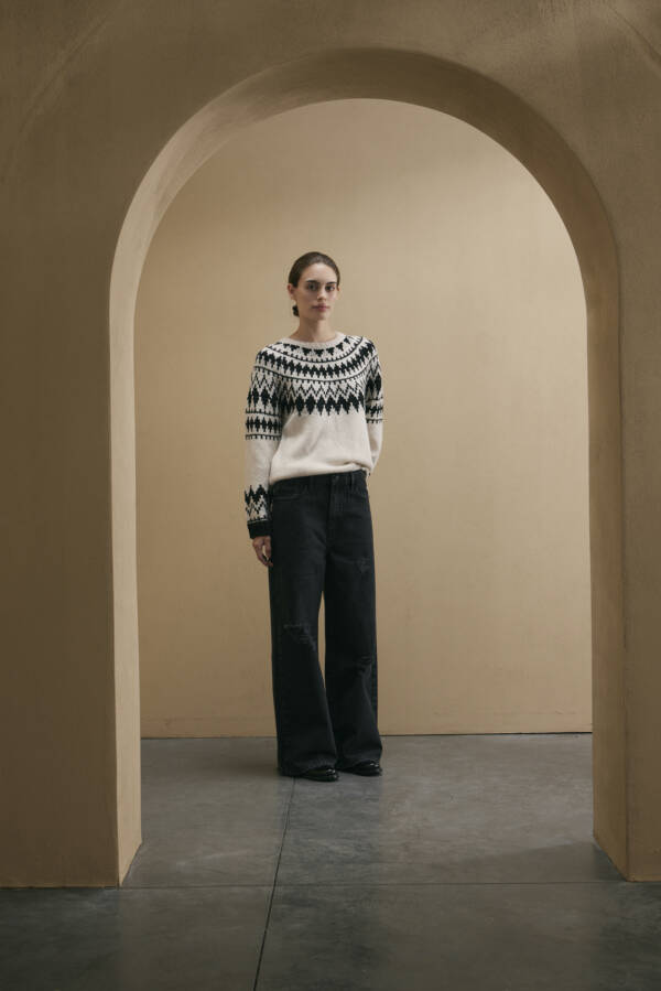 AWADA JEAN PREMIUM BAGGY BLACK