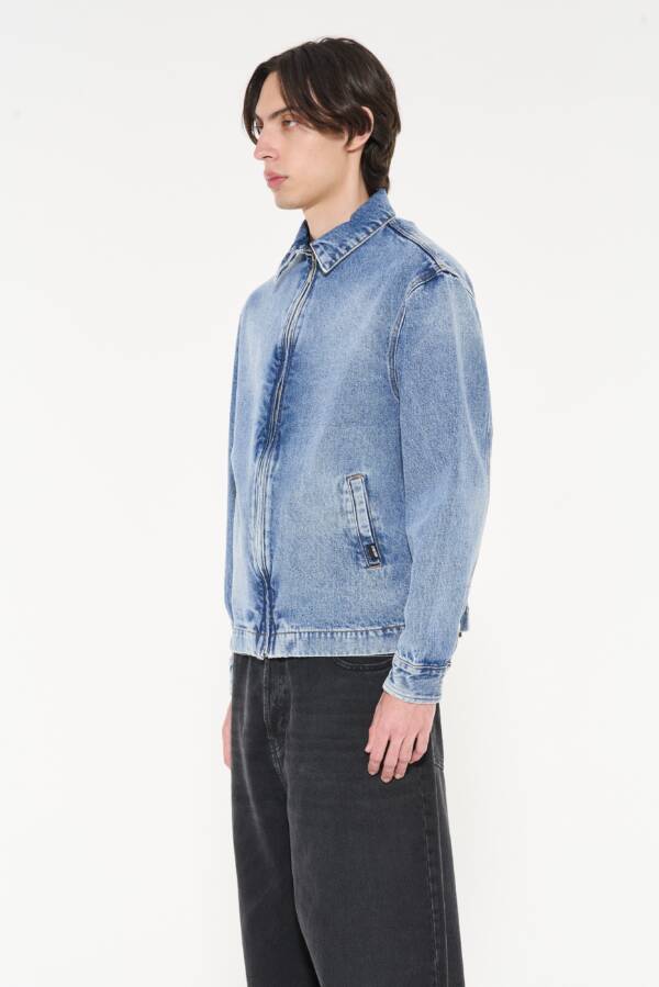 AY NOT DEAD CAMPERA ZIPPER WASHED BLUE - Image 3