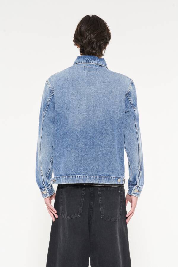 AY NOT DEAD CAMPERA ZIPPER WASHED BLUE - Image 4