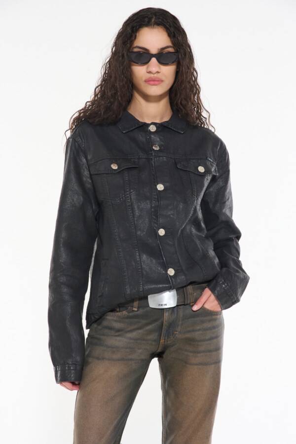 AY NOT DEAD CAMPERA BLACK COATED - Image 2