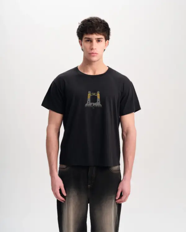 UNDEFINED REMERA TWIN VIBES - BLACK - Image 3
