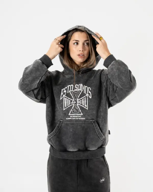 VIEJASCUL HOODIE BOXY ESTO SOMOS WASHED - Image 4