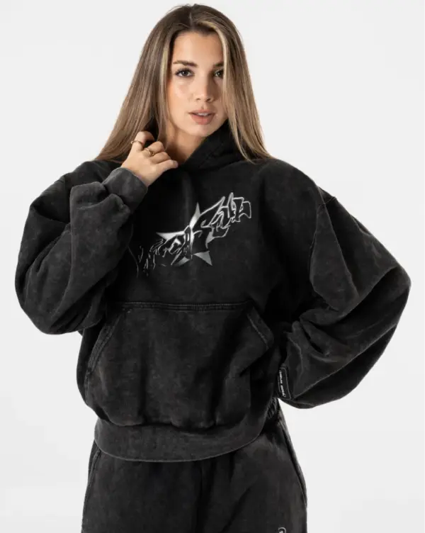 VIEJASCUL HOODIE BOXY CROMADO WASHED - Image 3