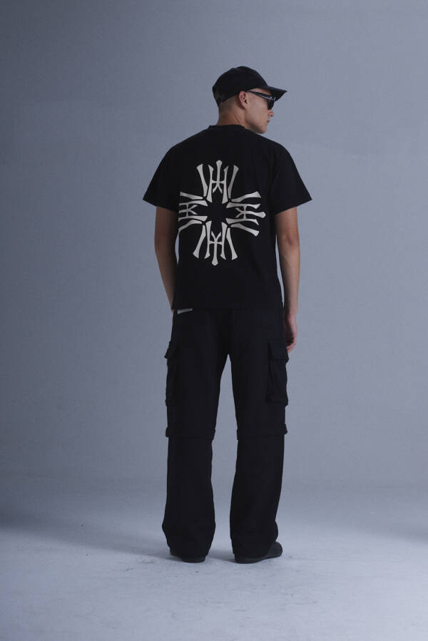 HARVEY WILLYS REMERA TRASHER TRIBAL BLACK - Image 4