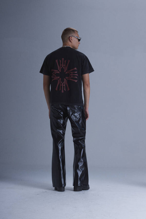 HARVEY WILLYS REMERA TRASHER TRIBAL ACID BLACK - Image 4