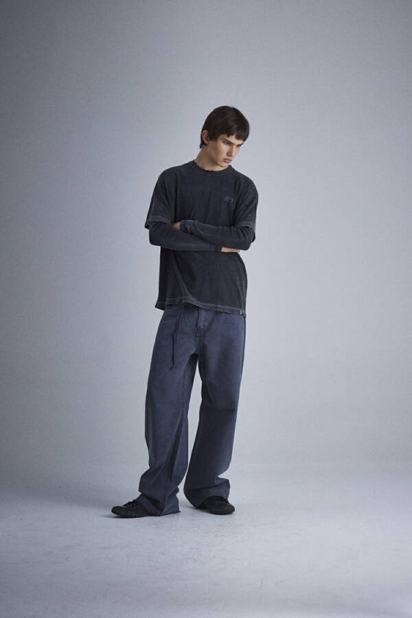 HARVEY WILLYS REMERA TRASHER IN PRAESENTIAL ACID GREY - Image 2
