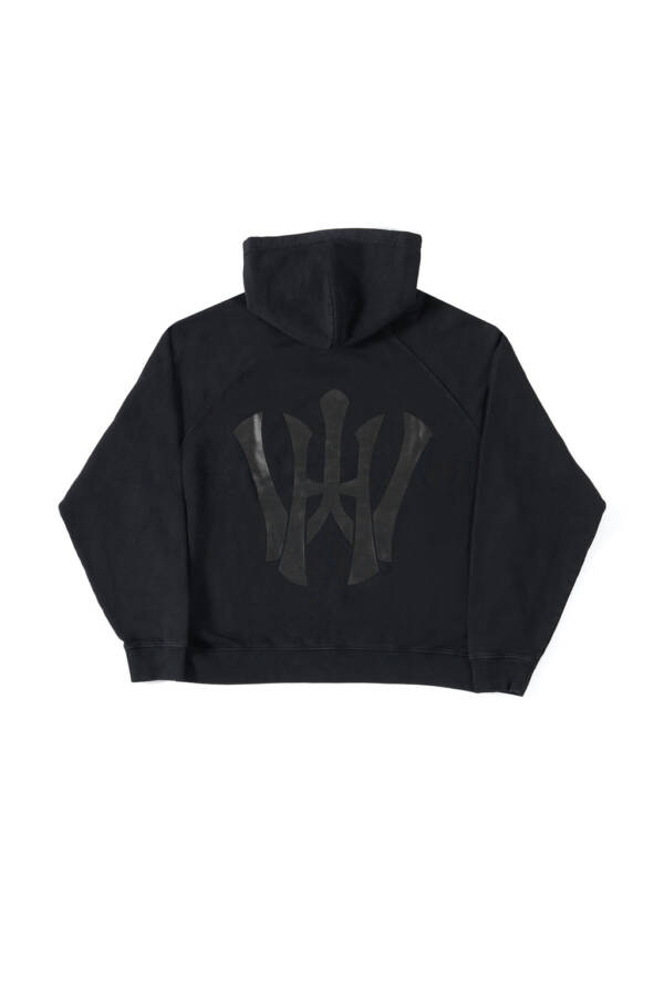 HARVEY WILLYS HOODIE BIG LOGO BLACK - Image 2