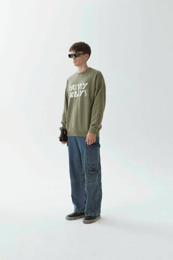 HARVEY WILLYS BUZO CREWNECK HARVEY PUFF ACID GREEN - Image 2