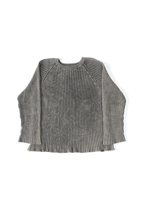 HARVEY WILLYS SWEATER RAGLAN ACID GREY