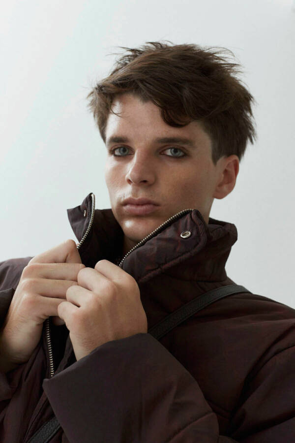 HARVEY WILLYS CAMPERA PUFFER JACKET SPRAYED BLACK - Image 4