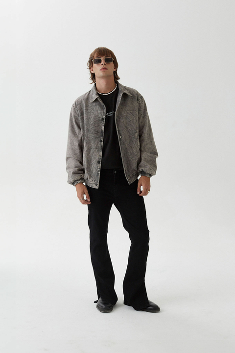 HARVEY WILLYS JEAN FLARE DIRTY BLACK
