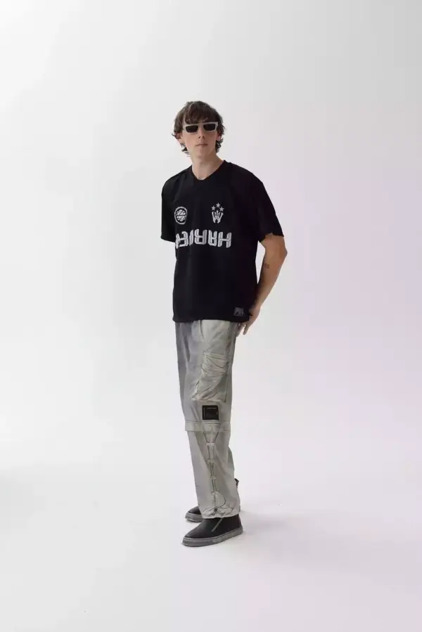 HARVEY WILLYS PANTALON JOGGER TRENT SPRAYED RAW - Image 2