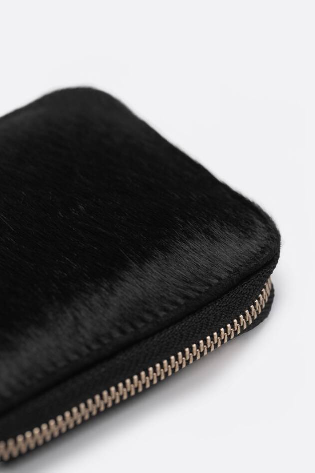 BOWEN FURRED ZIP WALLET