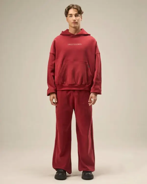 KING OF THE KONGO JOG SUEDE GARNET - Image 3