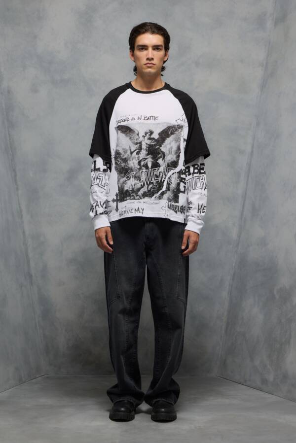 LABEL99 REMERA ST MICHAEL NONSENSE - Image 2