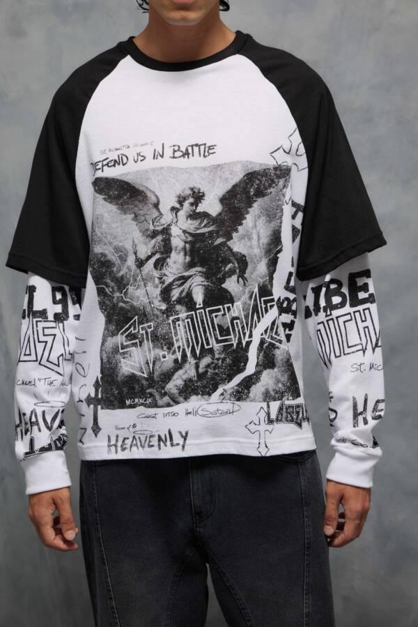 LABEL99 REMERA ST MICHAEL NONSENSE - Image 3