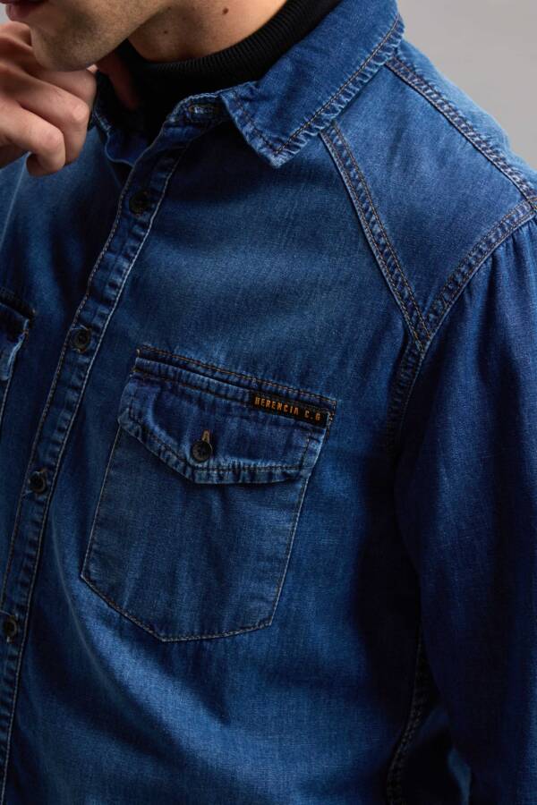 HERENCIA CAMISA PILOT MID BLUE - Image 5