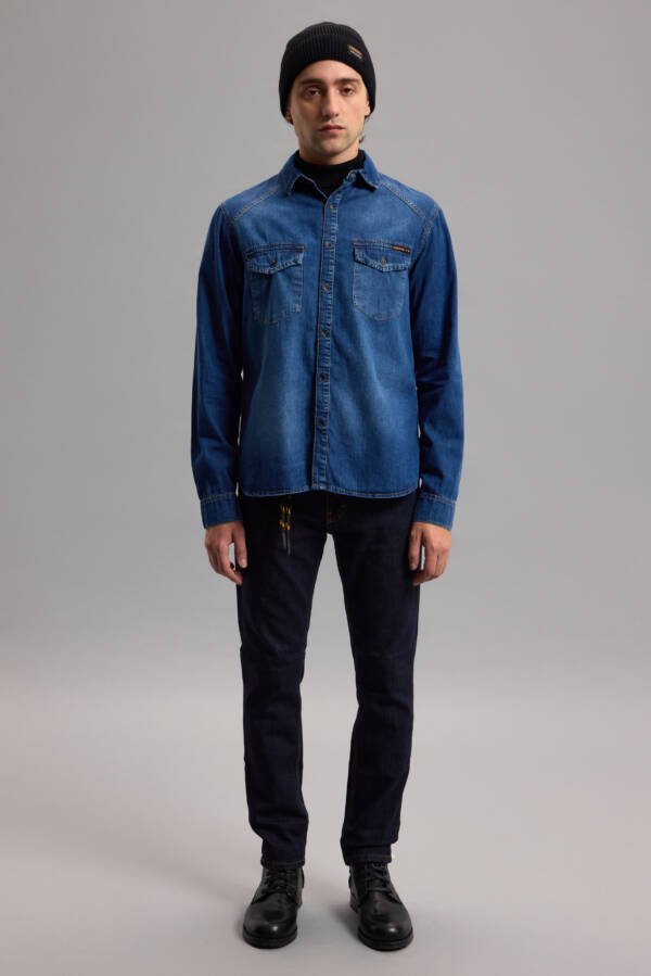 HERENCIA CAMISA PILOT MID BLUE - Image 7