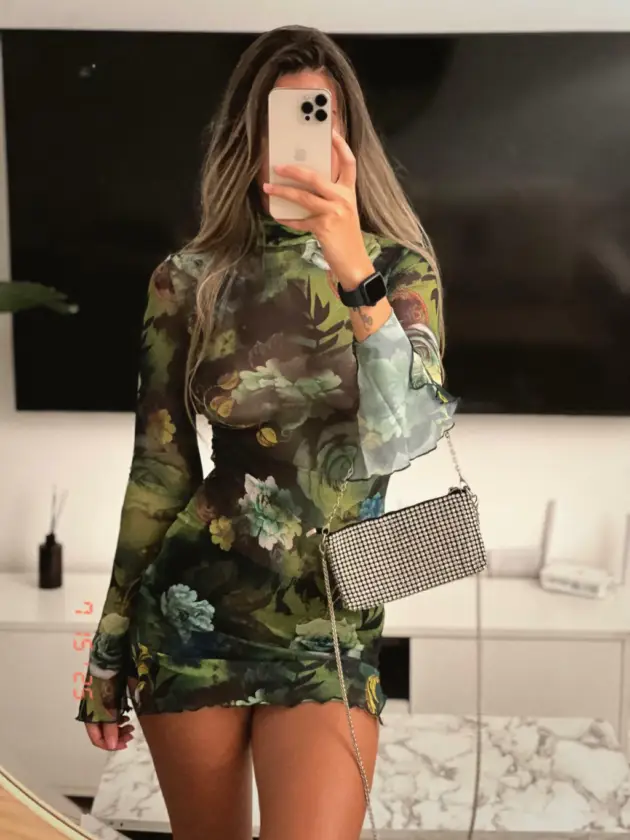MARIA ANTONIETA VESTIDO SIENA SELVA MICROTUL IMPORTADO