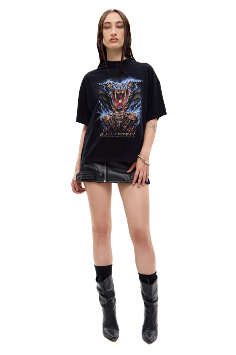 BULLBENNY REMERA [ GOLDEN COBRA ] NEGRO