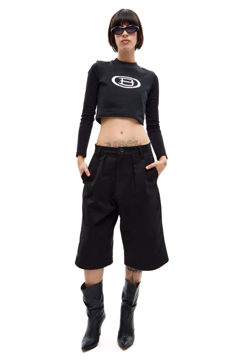 BULLBENNY BERMUDAS [ HORAS EXTRAS V2 ] NEGRO