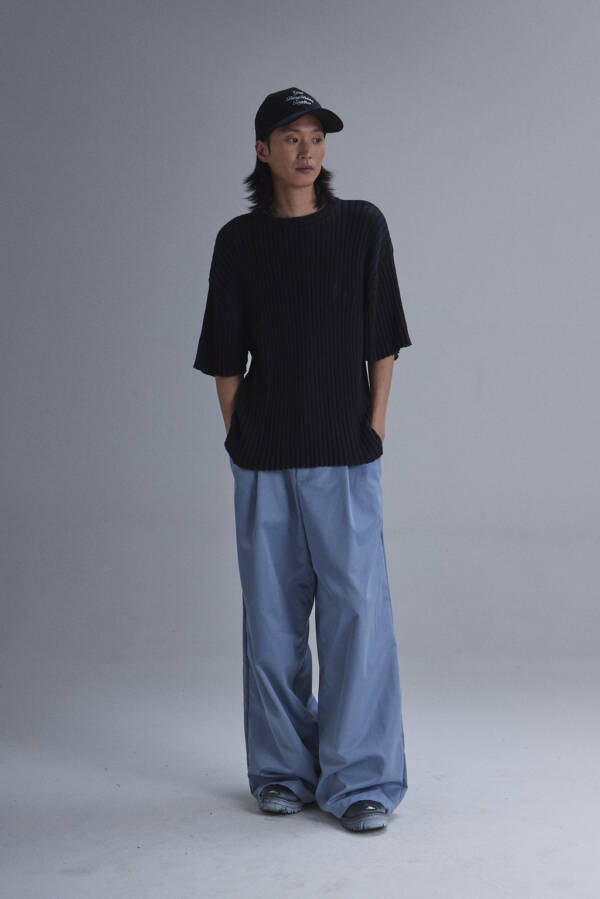 HARVEY WILLYS REMERA HEAVY KNIT BLACK - Image 2