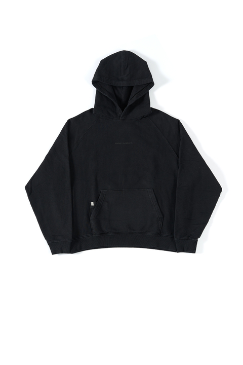 HARVEY WILLYS HOODIE BIG LOGO BLACK