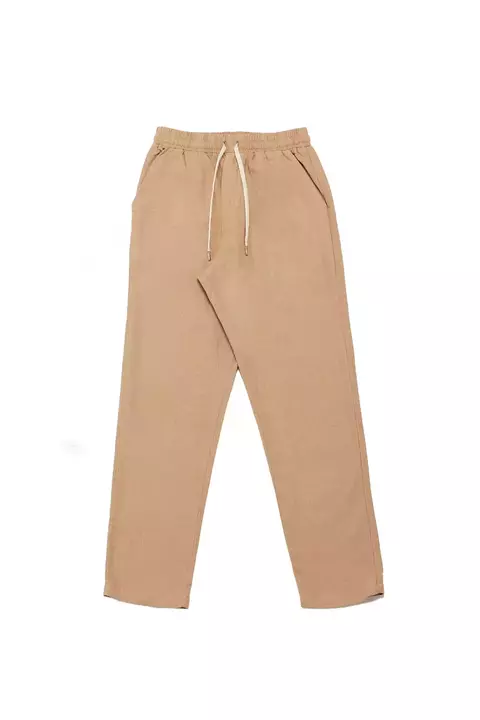 HARVEY WILLYS PANTALON MYRTOS LINO CAMEL