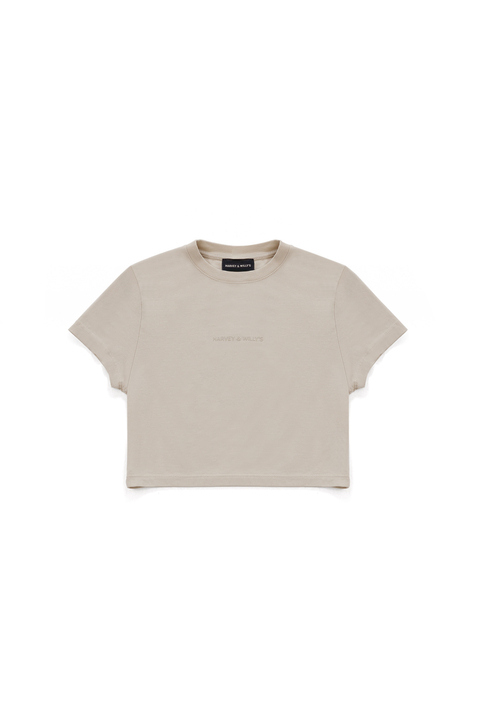 HARVEY WILLYS TEE RENI BIG LOGO BEIGE