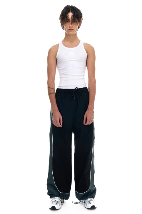 BULLBENNY PANTALON ROMPEVIENTO [ 1ON1 ] NEGRO