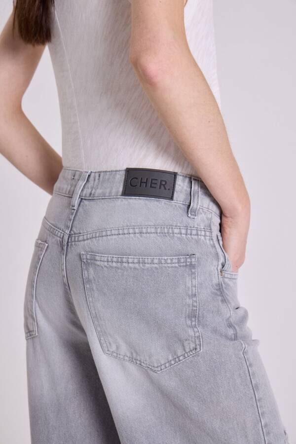 MARIA CHER BAGGY CANDICE GRIS - Image 4