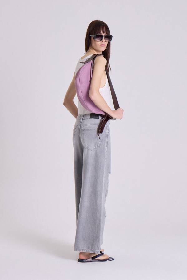 MARIA CHER BAGGY CANDICE GRIS - Image 5