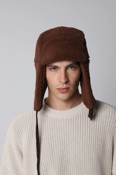 MANKI GORRO TINY MARRON