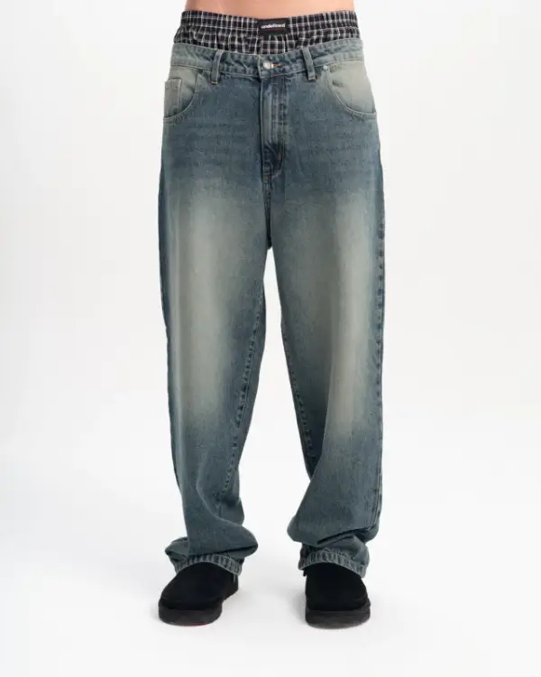 UNDEFINED FADED LIGHT BLUE DENIM - Image 3