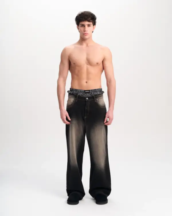 UNDEFINED BROWN TINTED DENIM