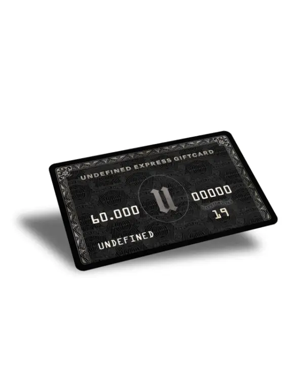 UNDEFINED GIFT CARD $60.000