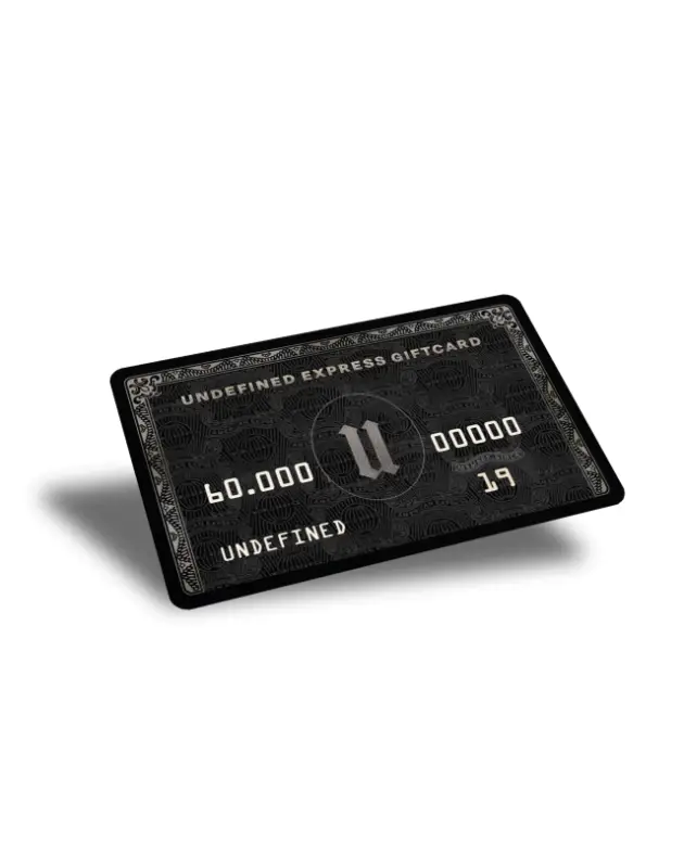 UNDEFINED GIFT CARD $60.000