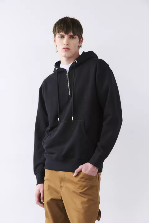 BENSIMON HOODIE BUTONE
