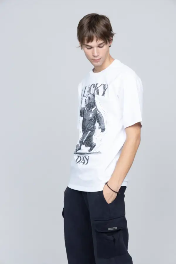 REVER PASS REMERA OVER BEAR LUCKY DAY - Image 2