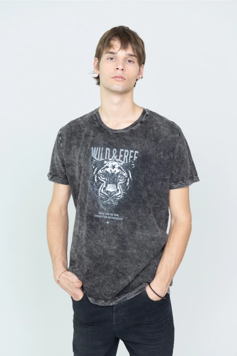 REVER PASS REMERA WASH PANTHER