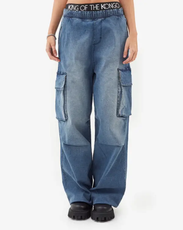 KING OF THE KONGO PARACHUTE WASH BLUE - Image 2